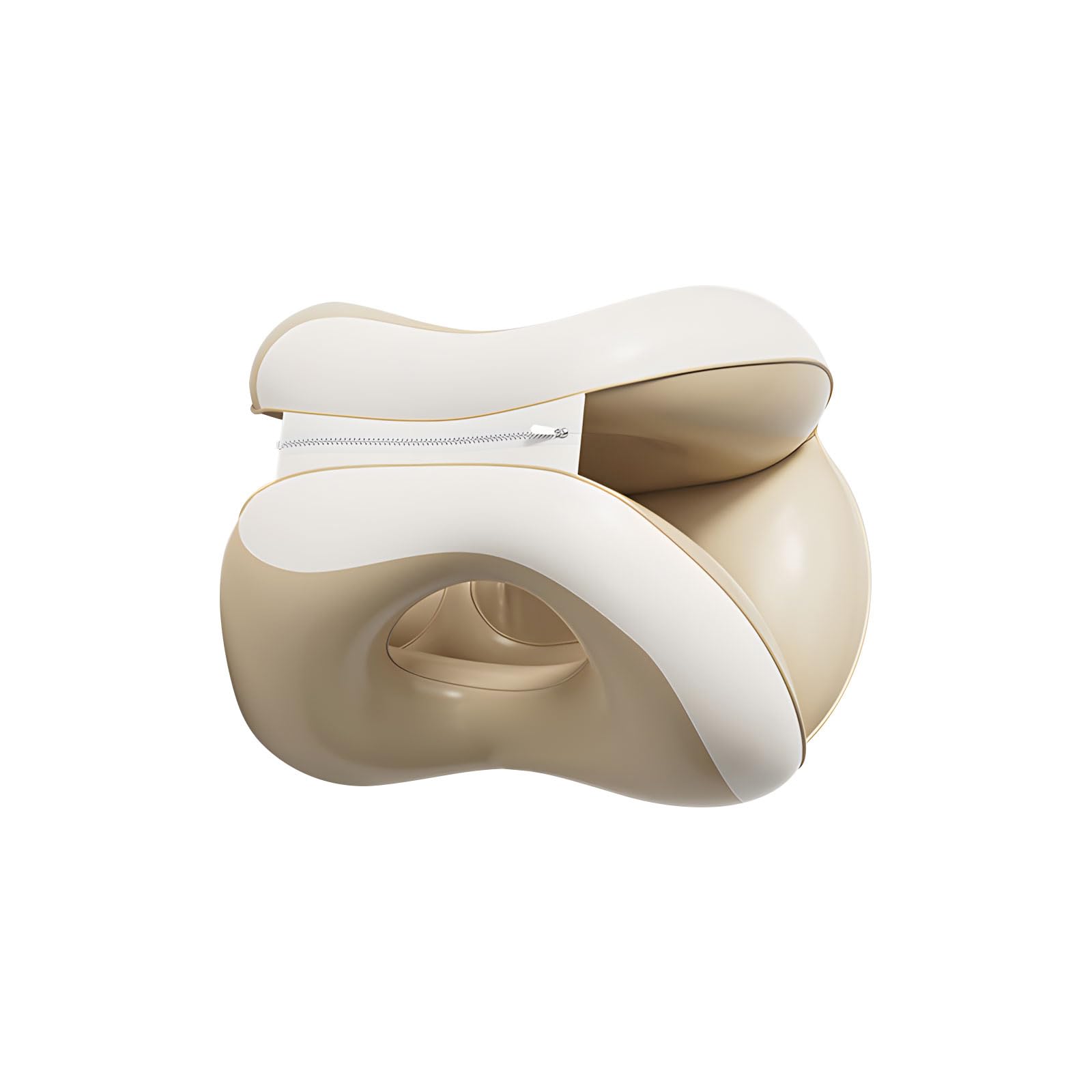 YWLUUOO Quick Inflation Travel Pillow with Ergonomic Design for on Table or As Neck Rest During Trips Quick Inflate Pillow