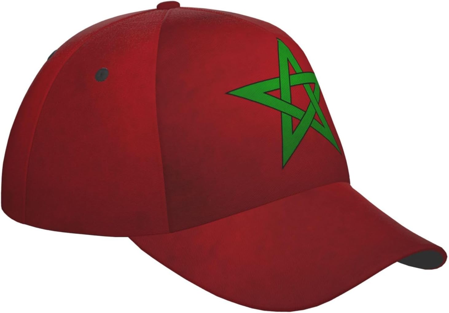 Funny Morocco Flag Flat Hat Morocco Baseball Hat for Women Men Sun Hat Funny Hats - Image 3