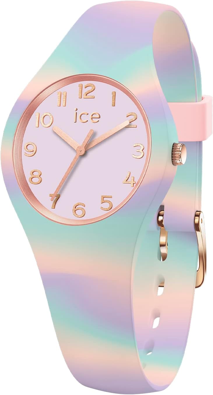 Ice-Watch - ICE princess Turquoise - Turquoise meisjeshorloge met siliconen band - 016415 (Extra Small
