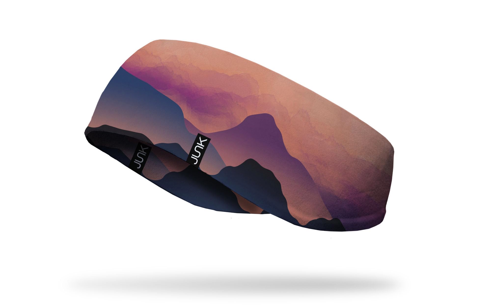 JUNK Brands Ear Warmer Headband - Performance Fleece, Moisture-Wicking, Non-Slip, Winter Ear Muffs for Men & Women - One Size - Soft Sunset-picture-4