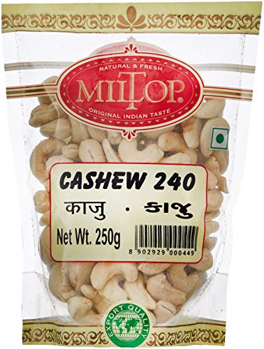 Image of Miltop Premium Big Size Cashew Nuts w240, 250g
