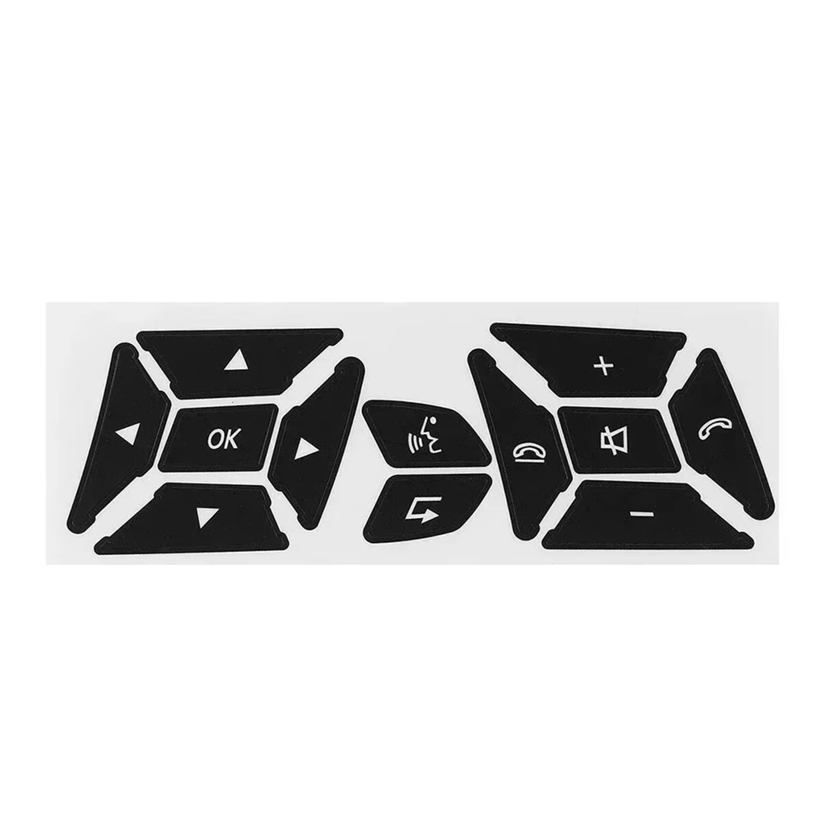 Auto Button Sticker Compatible with Benz 2007 2008 2009 2010 2011 2012 2013 2014 Auto Interior Button Repair Climate Control AC Button Repair Sticker