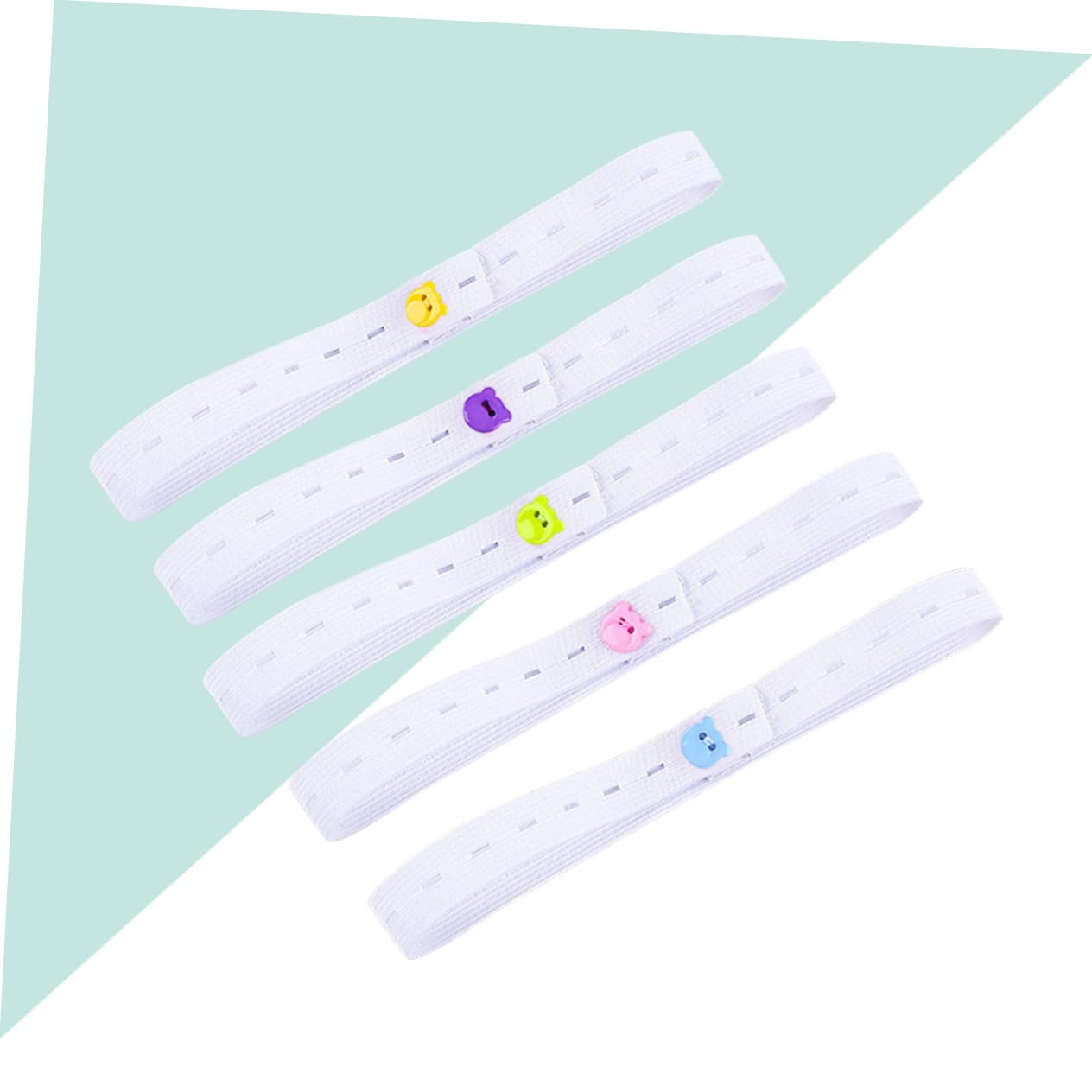 RORPOIR Infant Diaper Tape Elastic Diaper Strips for Newborn Easy Wear Fasteners Comfortable Material (50cm) Random Style