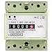 220V 10 (40) A Medidor eléctrico monofásico digital 2 hilos 4P DIN-Rail...