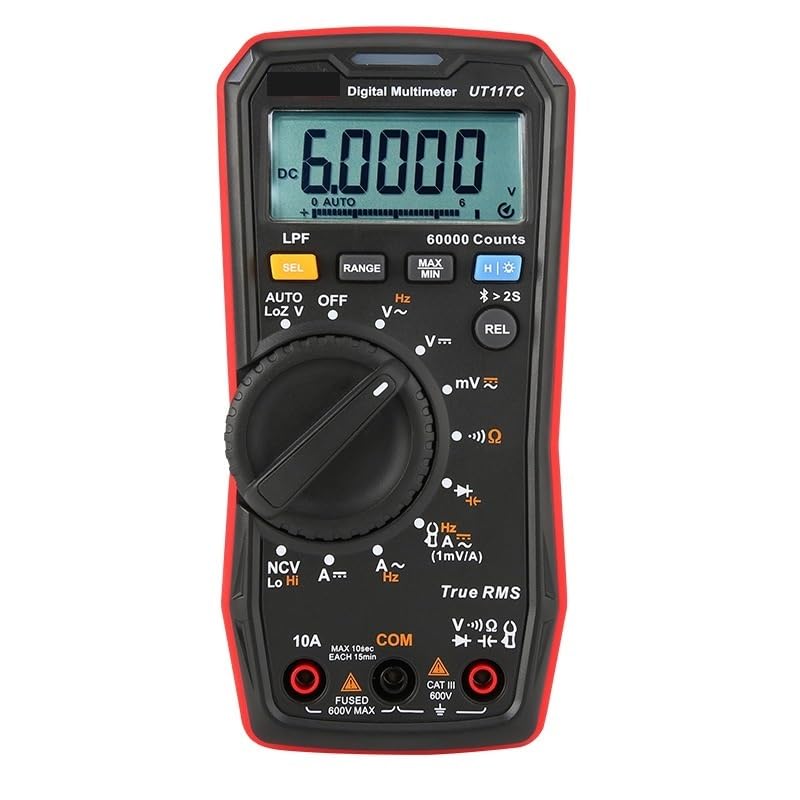 Multímetro digital Bluetooth 60000 cuentas Probador de voltaje de corriente MultimetroTrue RMS profesional