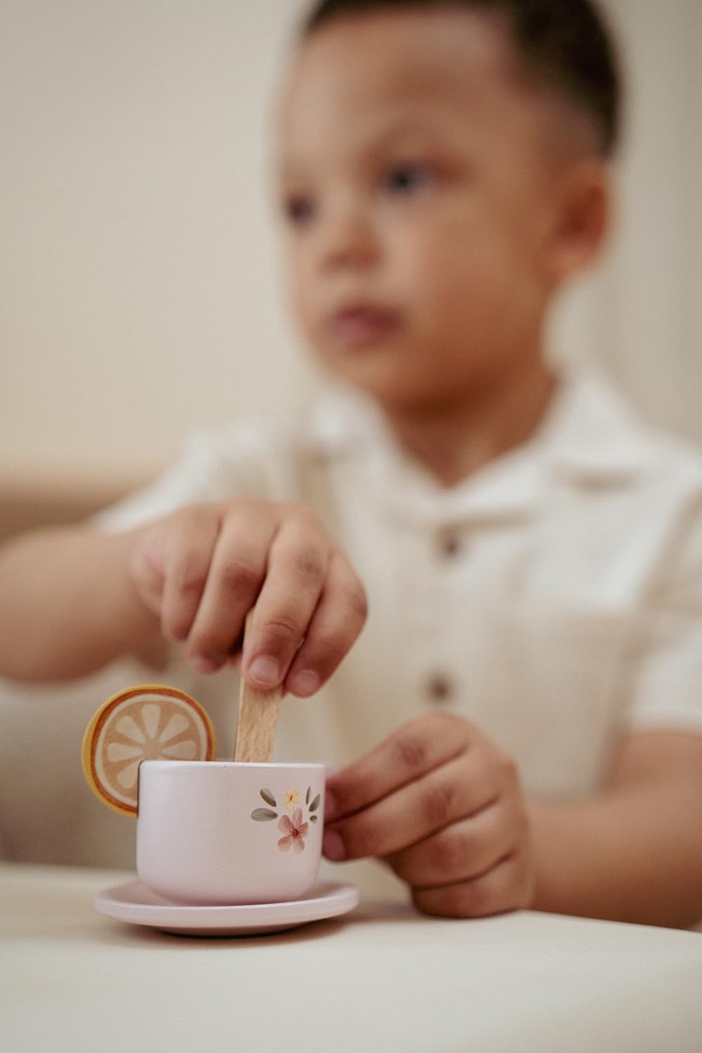Little Dutch 2507 Service à thé en bois – Menthe
