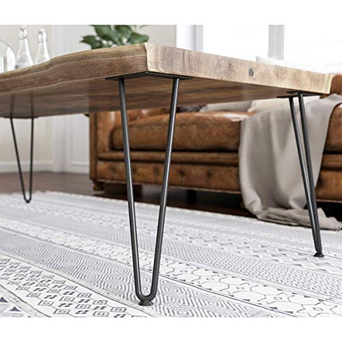 Image of JGS Iron Legs for Table of 4 Hairpin Legs for Furniture Office Metal Desk Legs Dining Table Legs Industry Work Set Table Height Extender Metal Legs for Coffee Table Side Table Iron Stand 16 Inch