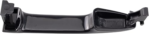 Miniatura 26 de TRQ Manija de la puerta exterior trasera izquierda del lado del conductor negra compatible con Honda Civic 2001-2005