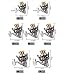 Handbrake Fishing Reel Spinning Reel 5.1: 1 Carrete De Pesca De Metales...