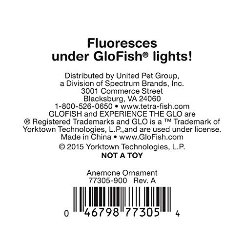 GloFish Anenome Ornaments, Fish Tank Decorations, Aquarium Decorations, Creates a Glowing Effect (Pack of 1) - Image 6