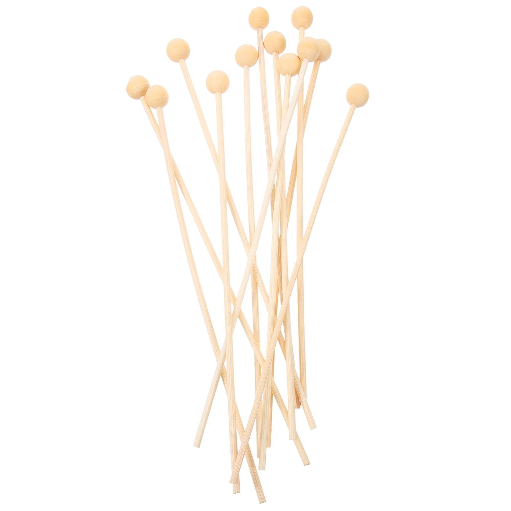 50Pcs Wooden Diffuser Sticks Replacement for Home Office Aromatherapy Scented Sticks for Bedroom Living Room Spa Unique Design for Essential Oil Diffusion