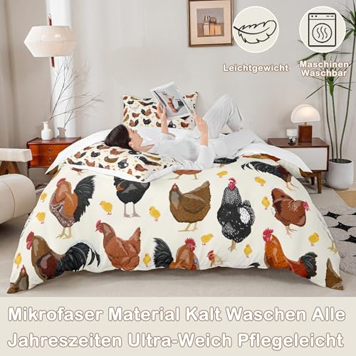 Housse de couette 155x220 cm finis les boutons avec ce zip