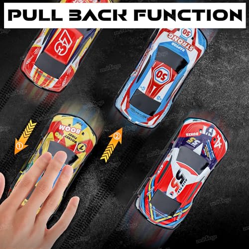 Image of Zest 4 Toyz Premium Diecast Metal Pull Back Cars for Kids | Vibrant Paint Realistic Design No Assembly Collectible Mini Car Toys for 2-5 Years Boys and Girls - Multicolor [Pack of 8]