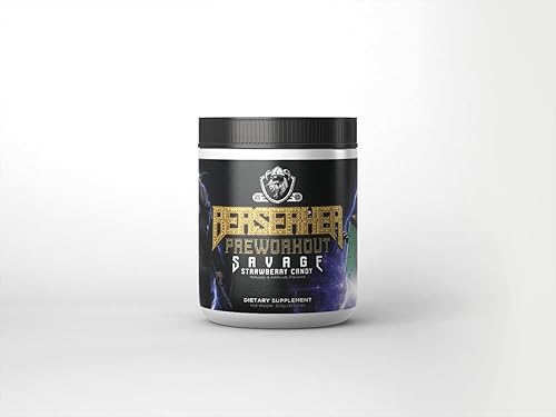 Miniatura 1 de Valhalla Laboratories Berserker - Polvo de preentrenamiento  Bombas intensas  Mayor resistencia  Enfoque láser  Beta alanina, Citicolina, ElevATP