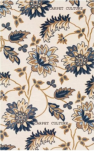 Image of Carpet Mahal Handmade Handwoven Tufted Made of 100% Soft Blended Wool Export Quality Carpets with 1 Inch Thickness (12x18 Feet) Color Multi