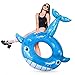 Produktbild iBaseToy Aufblasbarer Wal, Schwimmtier Schwimmring Pool Float, Wasserspielzeug Sportartikel für die Sommer-Poolparty, Badetier Wal Strandspielzeug für Kinder und Erwachsene