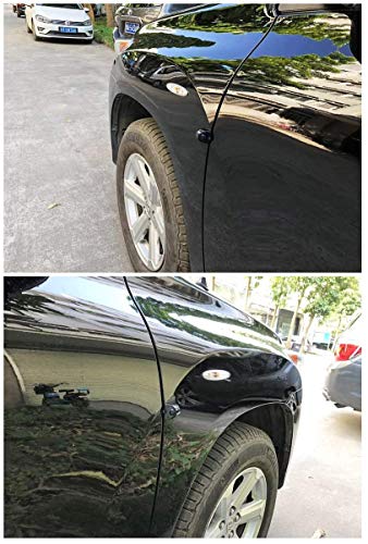 3T6B Backup Door Side View Camera, Car Door Blind Spot View Camera Support Switchable Left and Right Super Compact Normal Image in-Vehicle Camera Waterproof Design (Black)