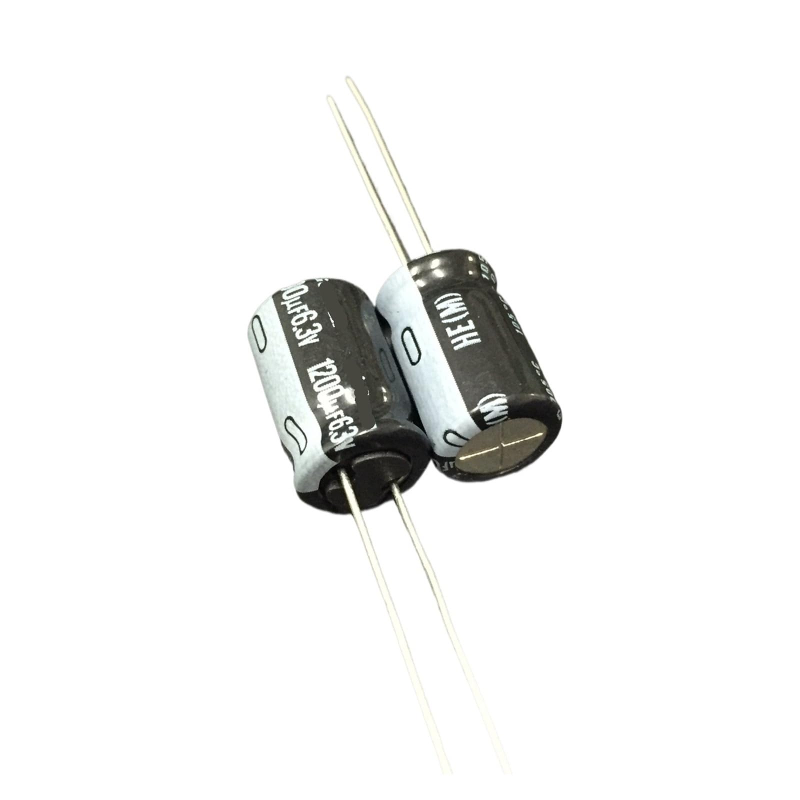 Condensateurs électrolytiques HE 1200uF 6.3V composant filtrage alimentation carte mère 10x16