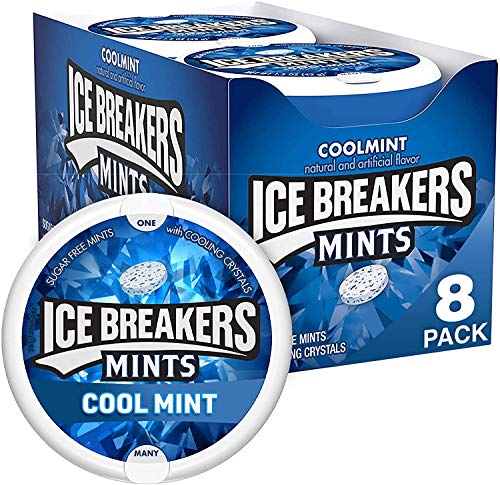 Image of Ice Breakers Mints Sugar Free Mints, Coolmint, 1.5 Ounce (Pack of 8) (1-Pack)