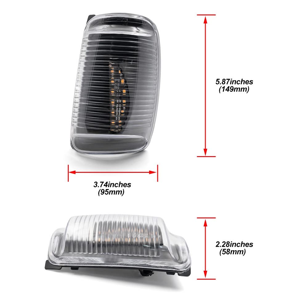 NSLUMO LED Seitenspiegel Blinkleuchte Für F-ord Transit MK8 2014-2025 - View #4