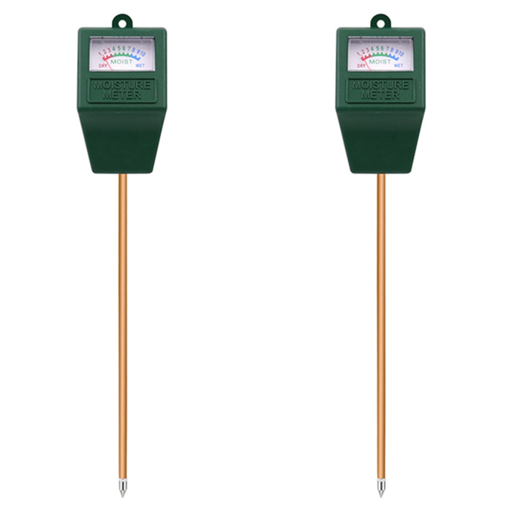 Jnchdghwa Green 2X Soil Moisture Meter, Plant Water Meter Indoor & Outdoor,Sensor Hygrometer Soil Tester For Potted Plants,Garden,Lawn
