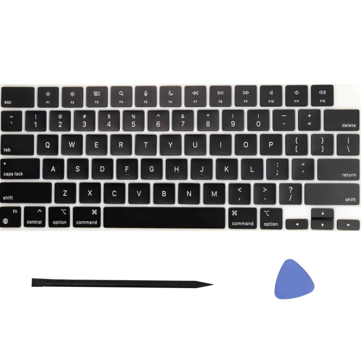 Replacement Keyboard Full Set of Keycaps Keys and Tool Fit for MacBook Pro Retina 14.2" Model A2442 EMC 3650 MKGR3LL/A MKGT3LL/A 16.2" Model A2485 EMC 3651 MK1E3LL/A MK1H3LL/A (M1 Pro/Max) 2021 Year