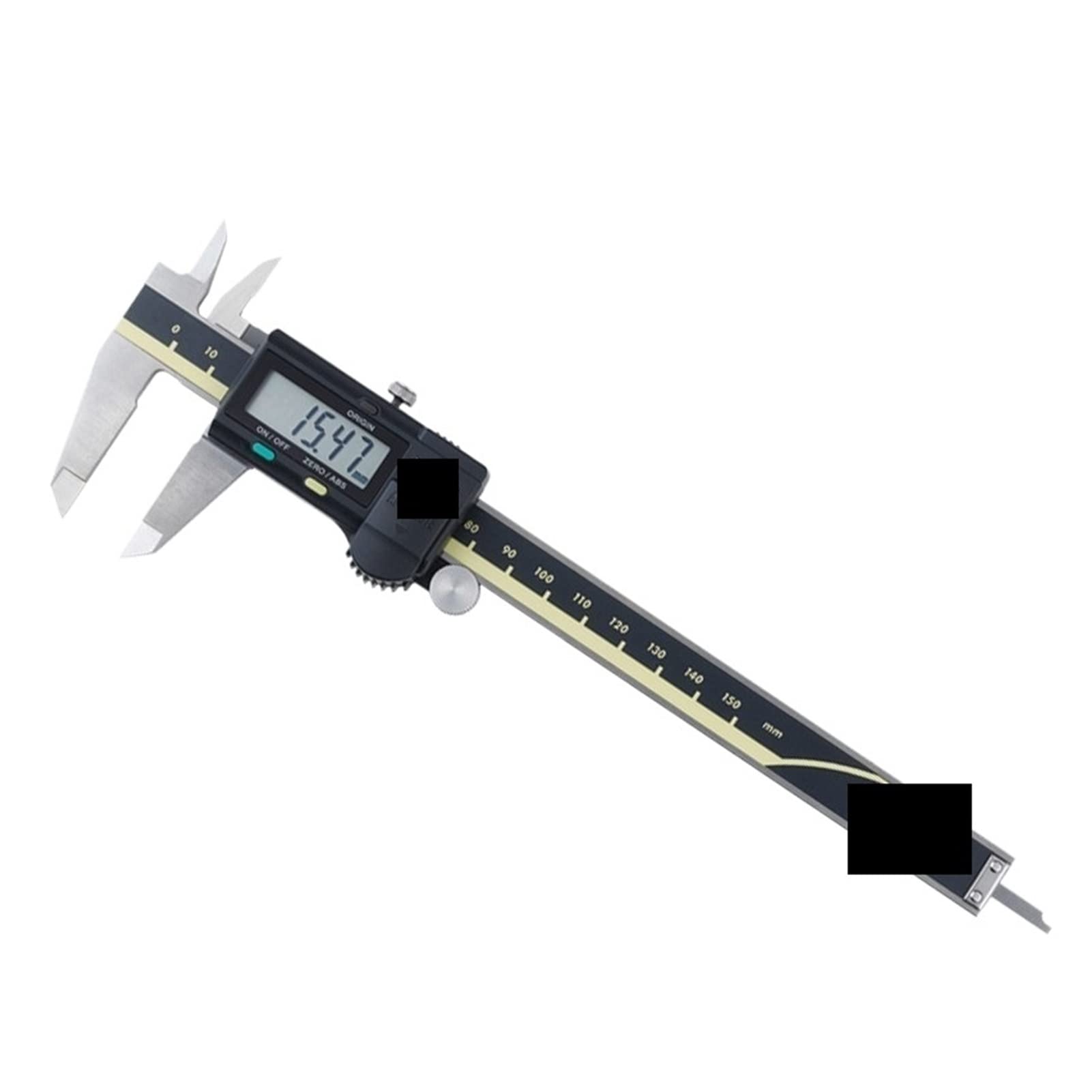 Calibrador Digital Vernier Calipers 0-150mm 500-197-20 Calibrador Calibrador LCD Herramientas de medición electrónica de acero inoxidable.(500-196-20 150mm)