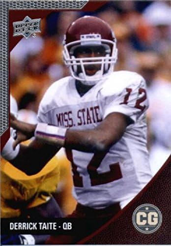 Miniatura 1 de 2014 Upper Deck SEC Conference Greats Mississippi State Football Card # 86 Derrick Taite IN PROTECTIVE SCREWDOWN DISPLAY CASE
