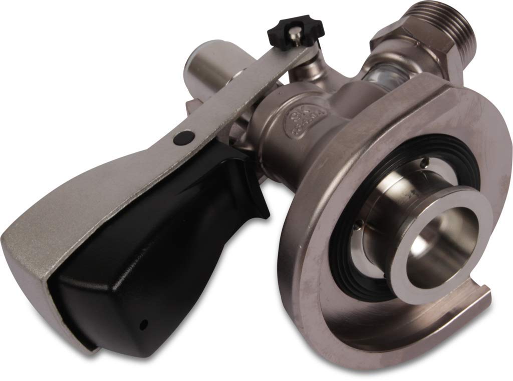 Gastrobedarf Westerbarkey Gastrobedarf Westerbarkey Fassverschluss-Zapfhahnkopf Micromatic mit flacher Abschrägung, Typ A-Seite