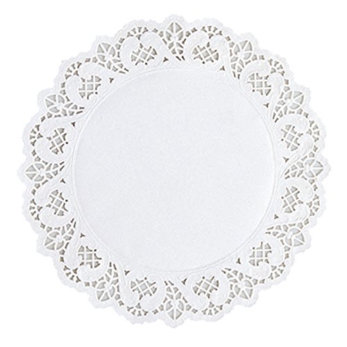 Image of Dispo International 33921A Round Doyleys, 4.5", White (Pack of 2000)