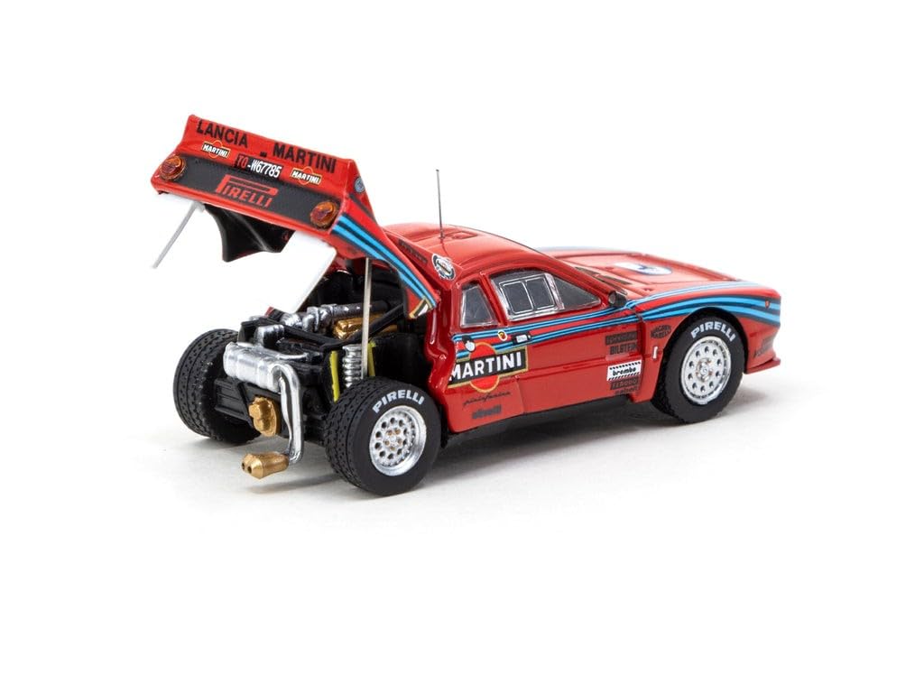 値下　Lancia 037 Rally Martini Racing Lancia 037 Rally Test Car Red with Graphics Martini Racing Special