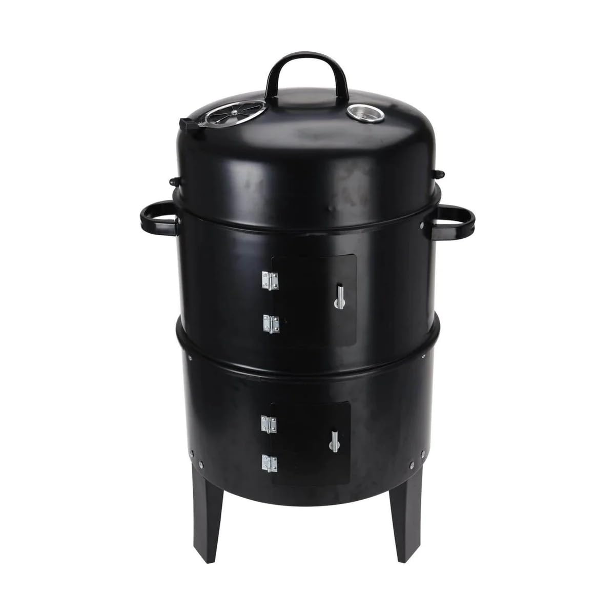 Barbacoa Barril para AHUMAR Negra Marca BBQ
