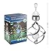 OurLeeme Solar Wind Chime Light, LED Color Changing Hanging Wind Light Waterproof Spiral Spinner Lamp Outdoor Decorative Light for Garden Yard Balcony Patio