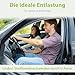 feela.® Orthopädisches Autositzkissen [3 Härtegrade] TESTSIEGER – Keilkissen für Autos – Besserer Sitzkomfort und Entlastung des Steißbeins – Autositz-Sitzerhöhung, Fahrersitzkissen (Medium)