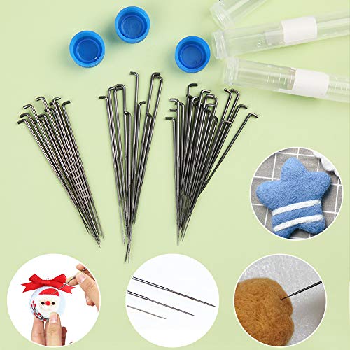 Qmnnma Felting Needles, Complete Needle Felting Kit, Wool Needle Felting Supplies With 8-Needle Felting Tool, 36/38/40 Gauge Felting Needles, Sewing Pins, Foam Mat, Scissors For Beginner Professional #TOP5