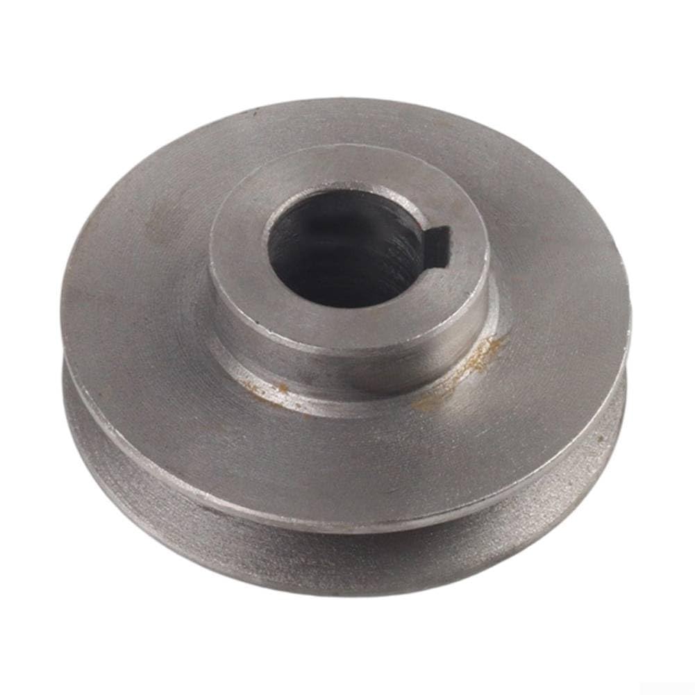 Polea de correa trapezoidal en V de hierro fundido doble ranura 25x90 para motor