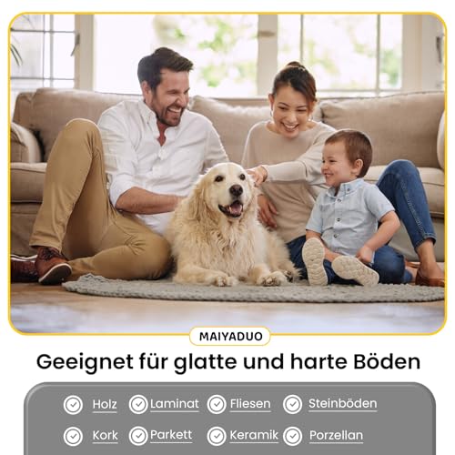 Foto von MAIYADUO Antirutschmatte für Teppich 60 x 150 cm, Teppich Antirutschunterlage, Rutschmatte Teppichunterlage rutschfest Teppichstopper, Anti Rutsch Matte Mehrzweck für Schubladen Regale Tablett Auto