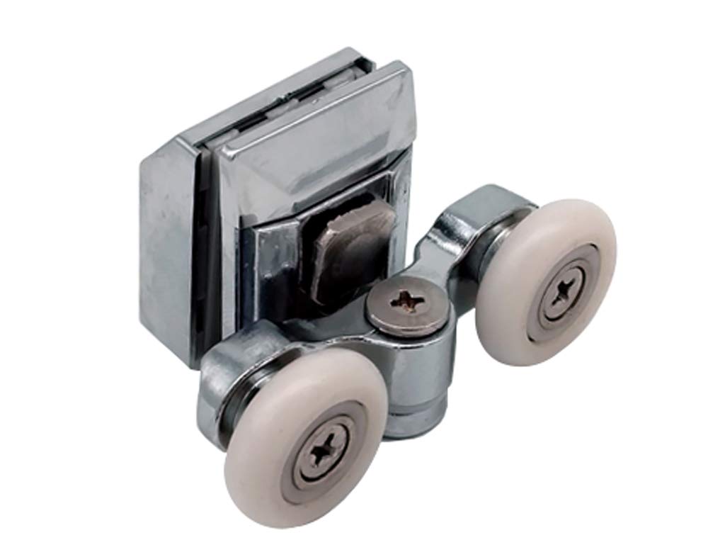 Shower Door Wheels | 20mm, 23mm or 25mm | Uppers or Lowers | Double Twin Shower Door Rollers Runners | ROLL018 (Upper Wheel (25mm))