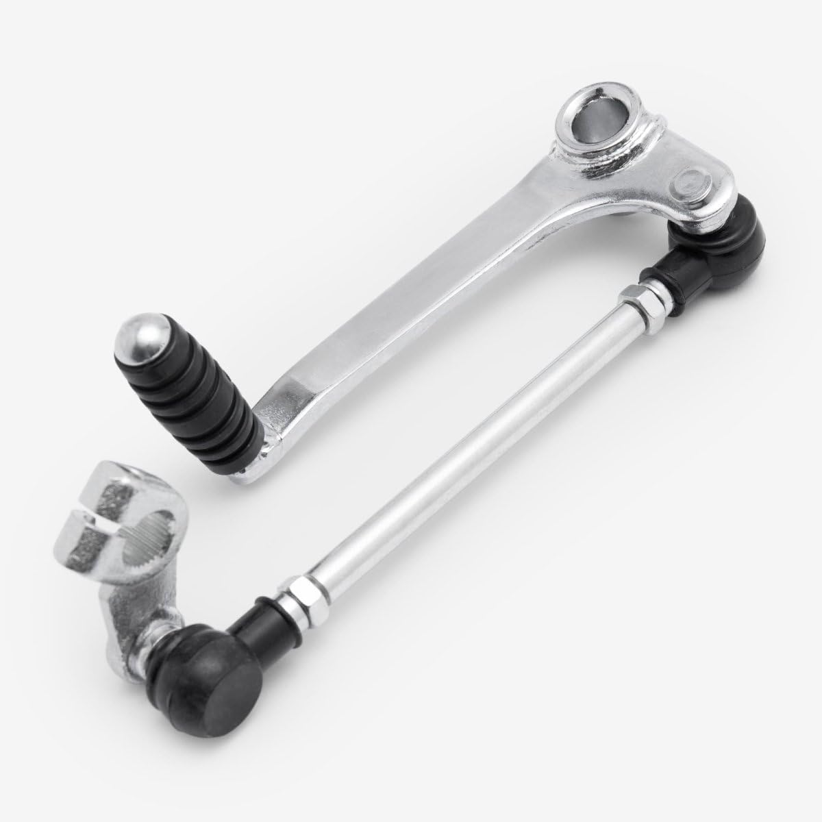 Cmpo Silver Gear Lever/Pedal Compatible With Lexmoto Tempest 125 Euro 5 Lj125-9A-E5/Tempest 125 Lj125-9A/Tempest Gt 125 Euro 5 Lj125-9A-Gt-E5/Tempest Gt 125 Lj125-9A-Gt/Vendetta 250 Lj250-3V