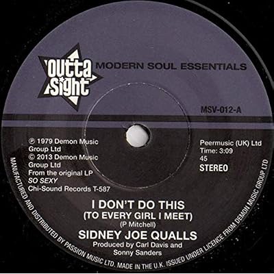 I Don't Do This (To Every Girl I Meet) / Run To Me-7" 45