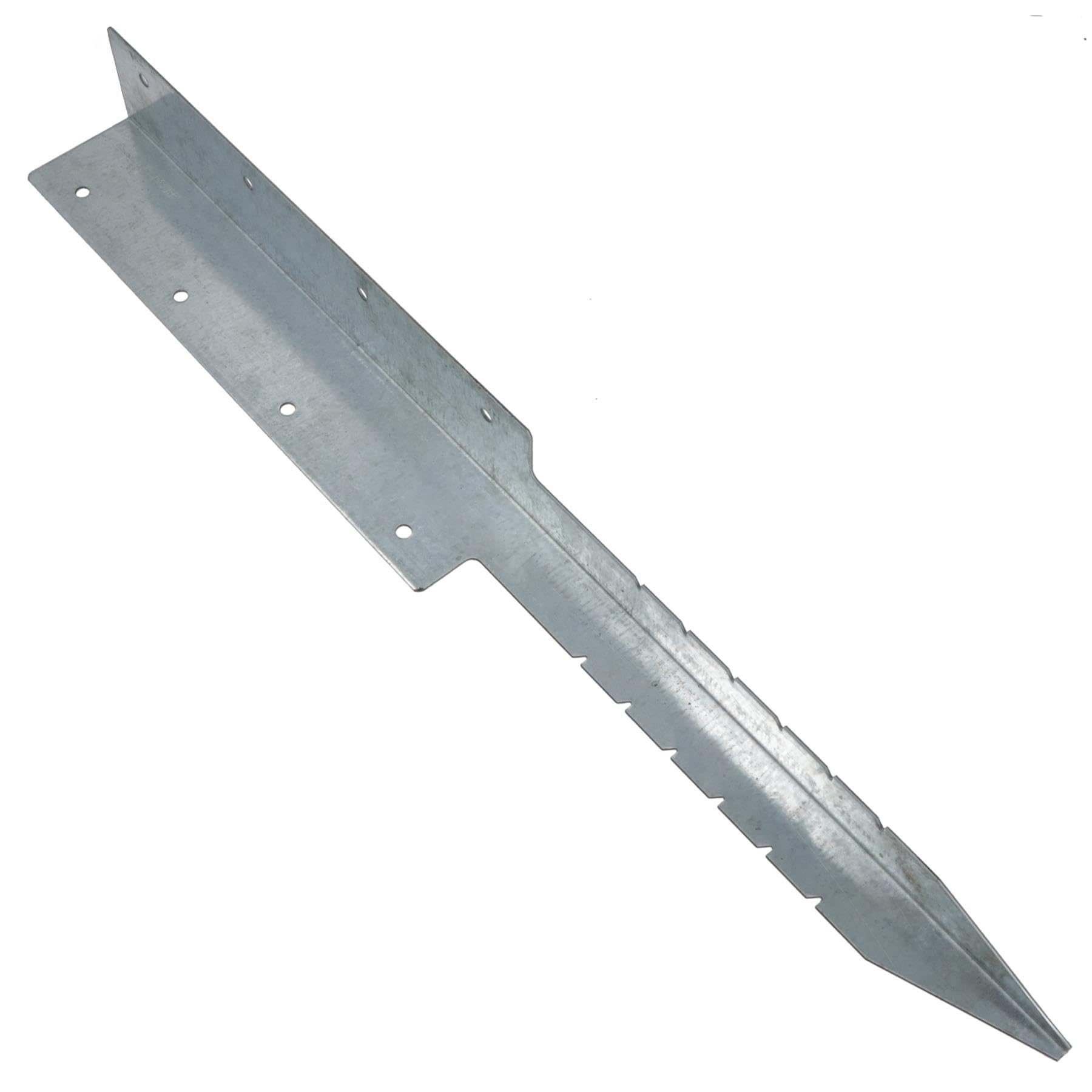 Garden Double Sleeper Corner Support Galvanised Stake Spike 670mm Long 1pc