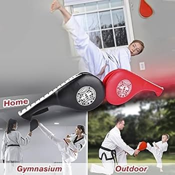 JANNO 2 Pack Taekwondo Kick Pads Double Strike Boxing Pads Striking