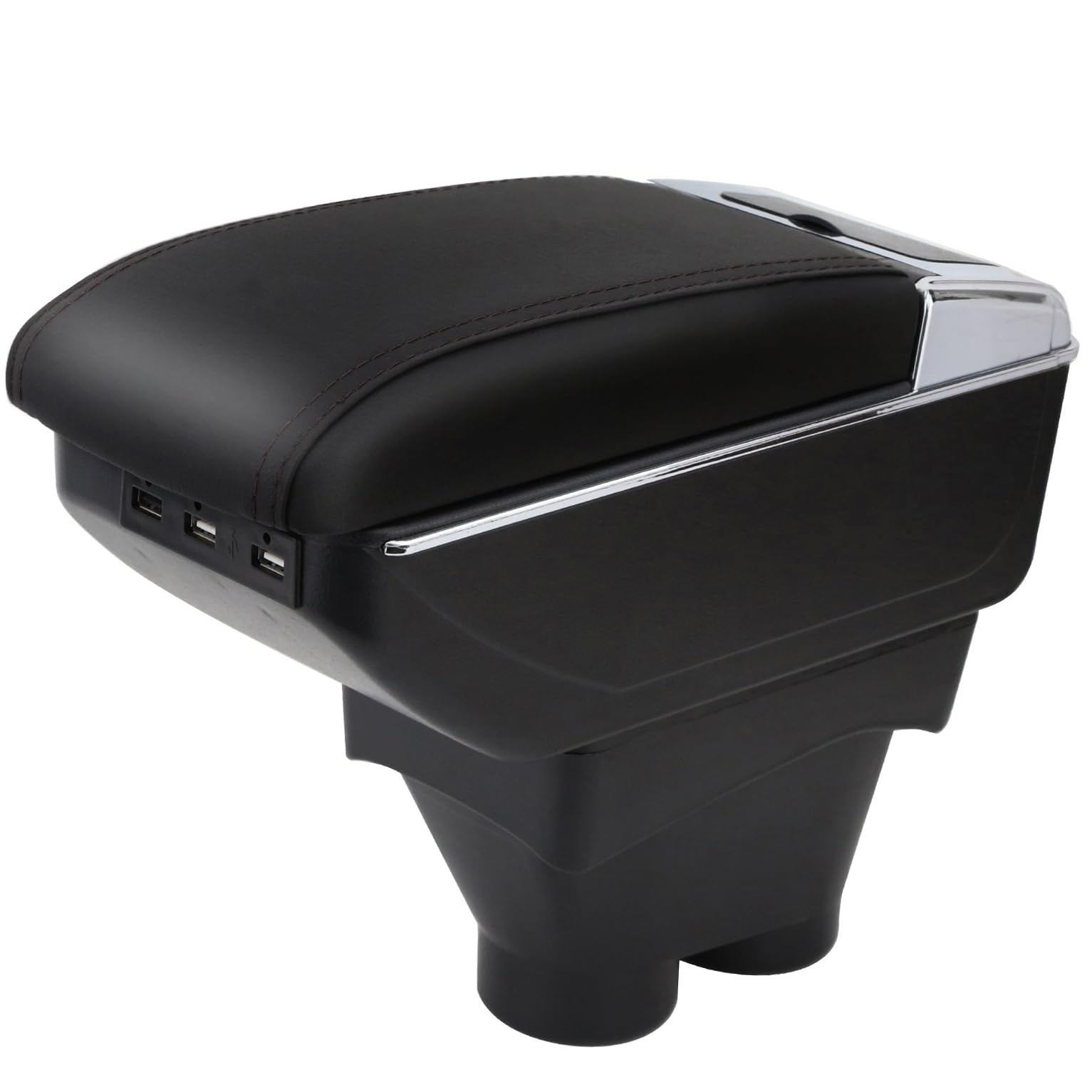 YJYWZH Braccioli compatitble with Peugeot 208 Bracciolo 2013-2018 Doppio Strato Console di Stoccaggio Auto Poggia Braccio