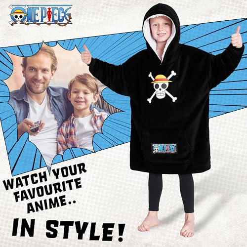 One Piece Pull Plaid Enfant contre le froid : sweat géant douillet - 5