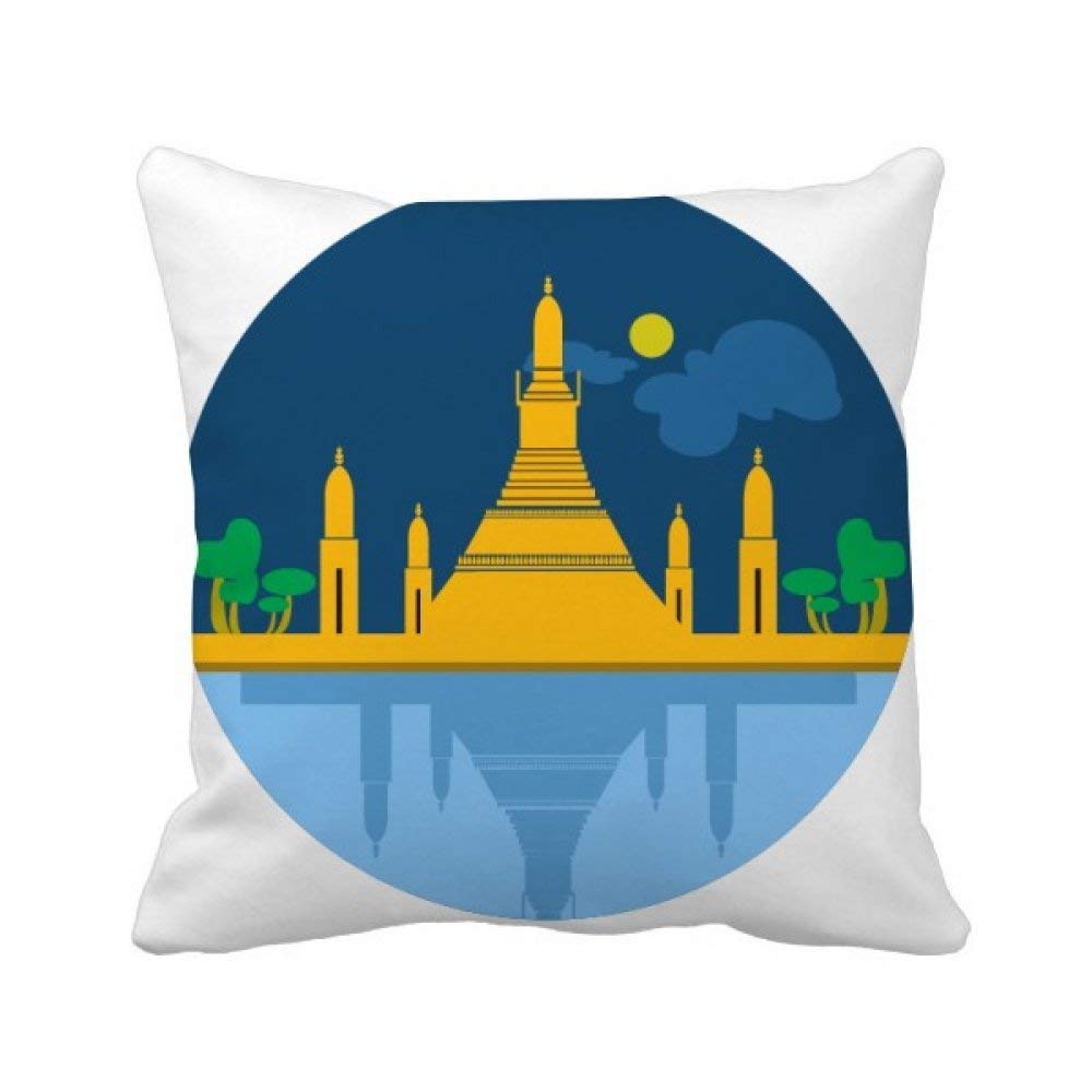 Coussin de Thaïlande : housse carrée pour décoration canapé cocooning
