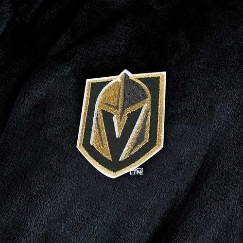 Northwest NHL Vegas Golden Knights Unisex-Adult Silk Touch Bath Robe, Large/X-Large, Team Colors - Thumbnail 4
