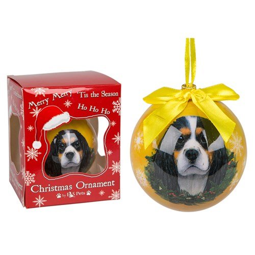 Dog and Cat Lover Christmas Baubles by Homestreet® (KINGCHARLES)