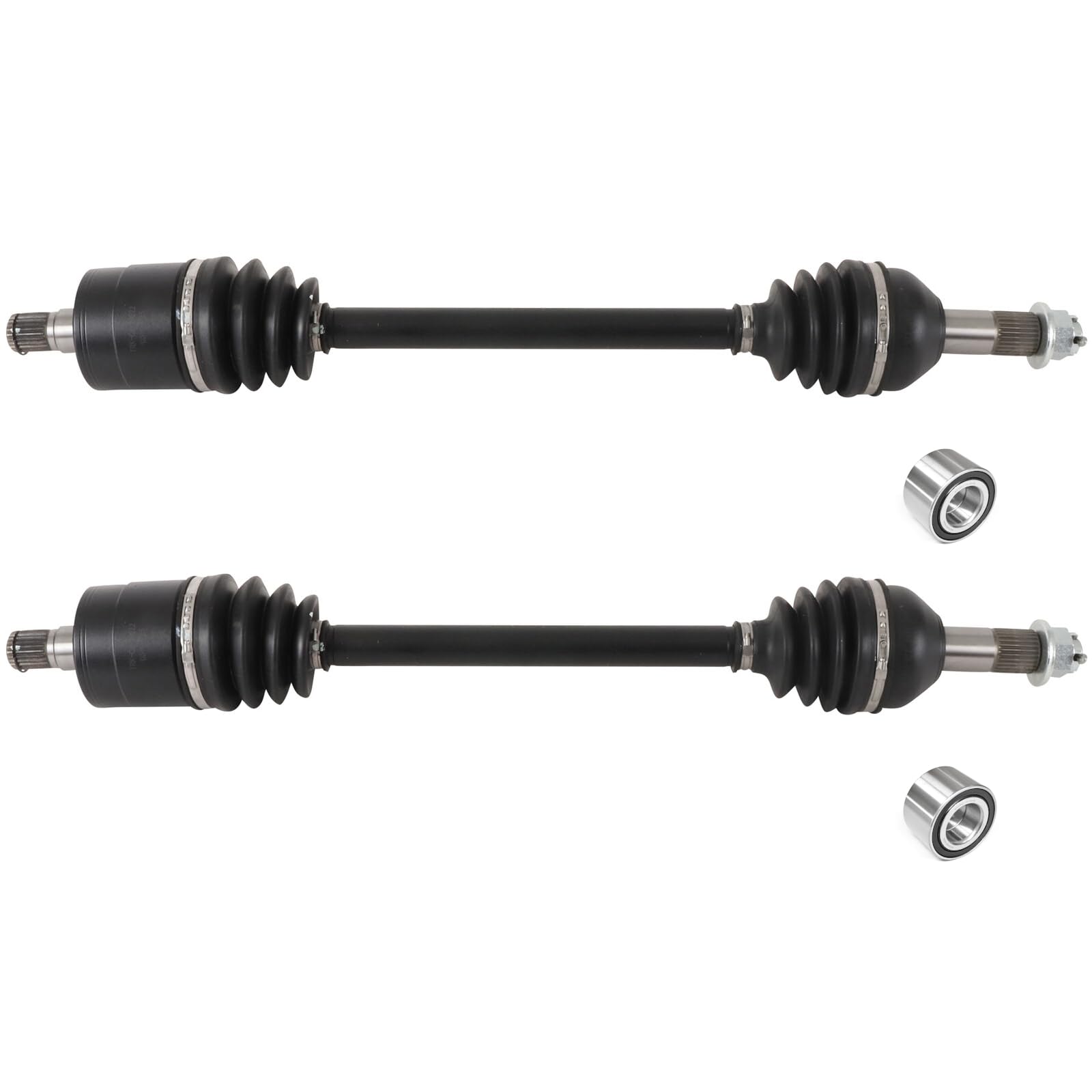 Precision Rear CV Axles & Bearings for Can-Am 705502411, Left & Right, Quality Tested, Heat-Treated, 4140 Chromoly Steel, Exact Fit, ATVPC
