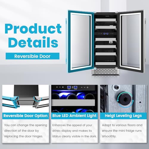 Stainless Steel Wine Cooler Refrigerator