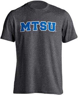 Middle Tennessee State University Blue Raiders MTSU Classic Arch Basic Short Sleeve T-Shirt